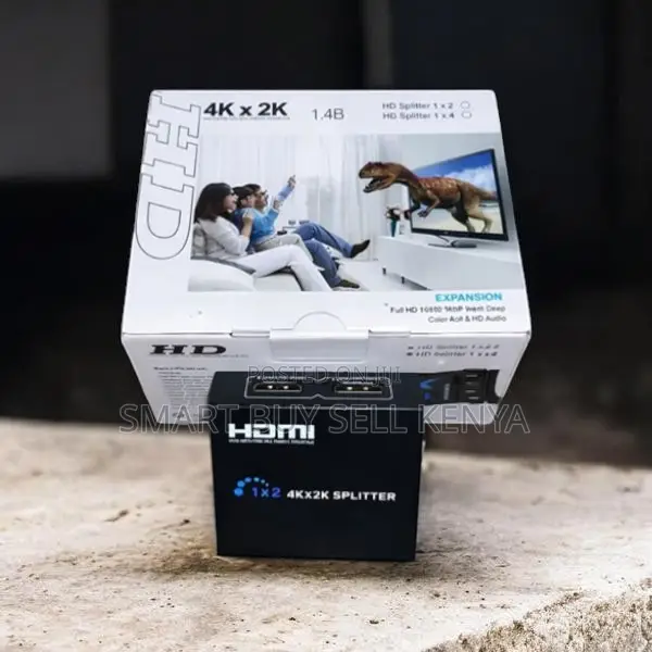 Easy Plug-in Operation 2 Port Hdmi Splitter 1×2 Repeater Amplifier