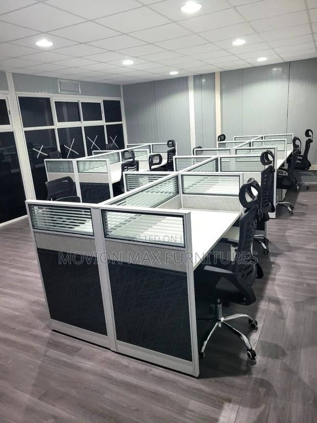 White Desk Working Station