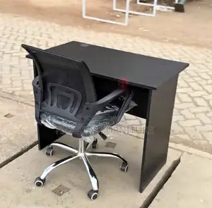 Black Desk and Chair