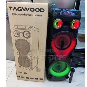 Tagwood Rechargeable Party Box LTS-8b – Remote + Microphone