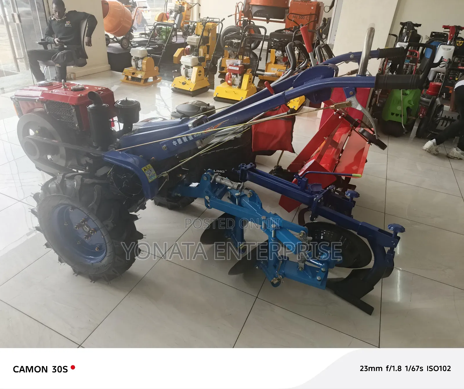 10hp Agricultural Walking Tractor With Accessories