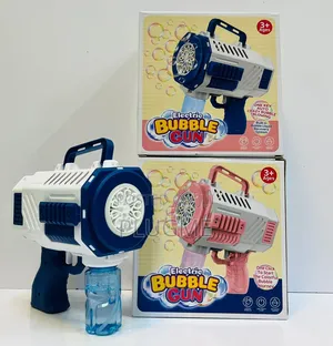 Electric Kids Bubble Gun With Led