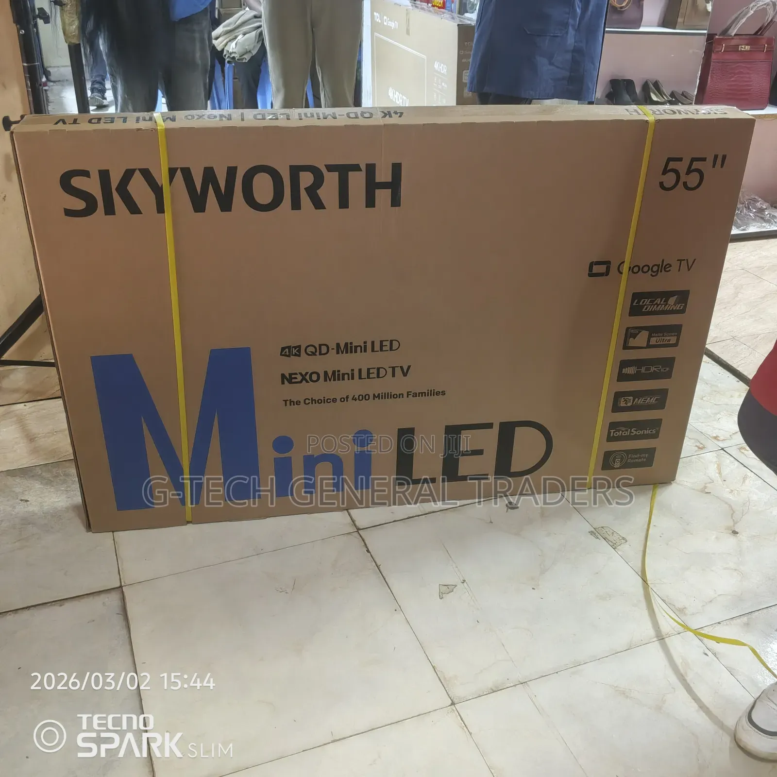 Skyworth 55inch Qd-miniled 4k Frameless Google  Tv