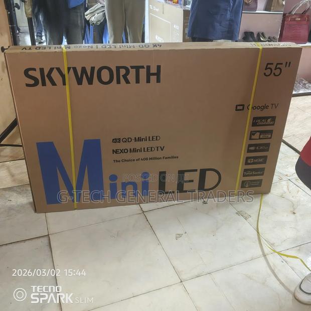 Skyworth 55inch Qd-miniled 4k Frameless Google Tv