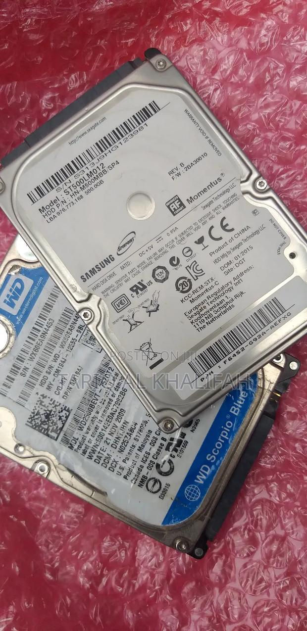 500gb Harddisk - main view