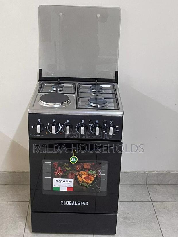 Globalstar Jet 3+1 Standing Cooker With Electric Oven - main view