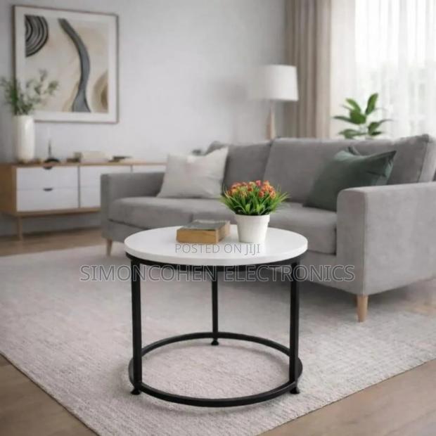 Nobel Wooden Round Coffee Table - main view