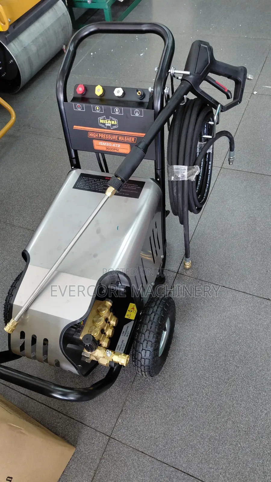 Commercial 3600psi Electric Carwash Machine 3 Phase Output.