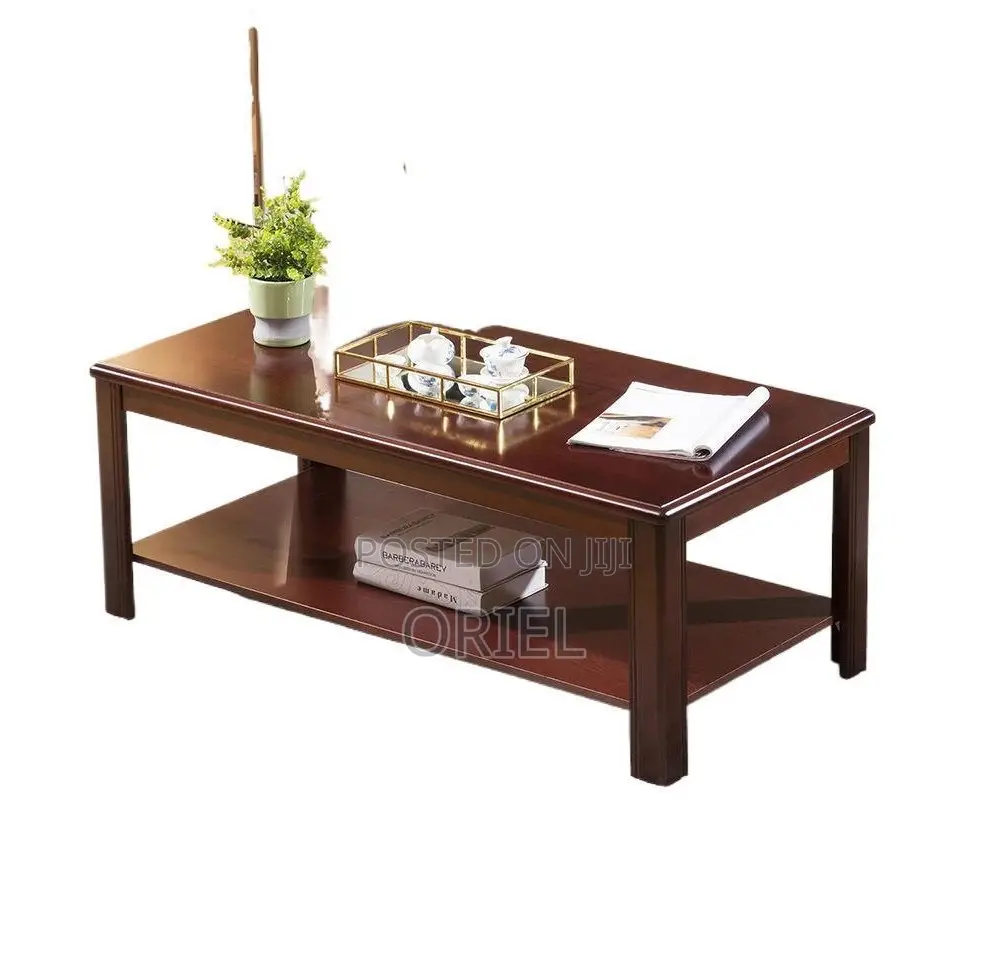 Office Coffee Tables; Mahogany Office Lobby Center Table