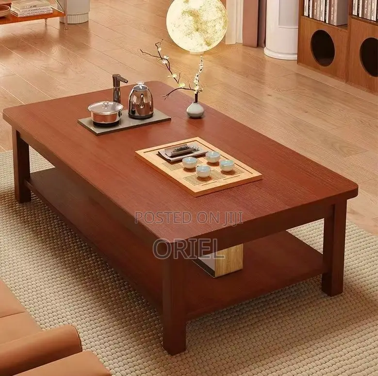 Office Coffee Tables; Mahogany Office Lobby Center Table