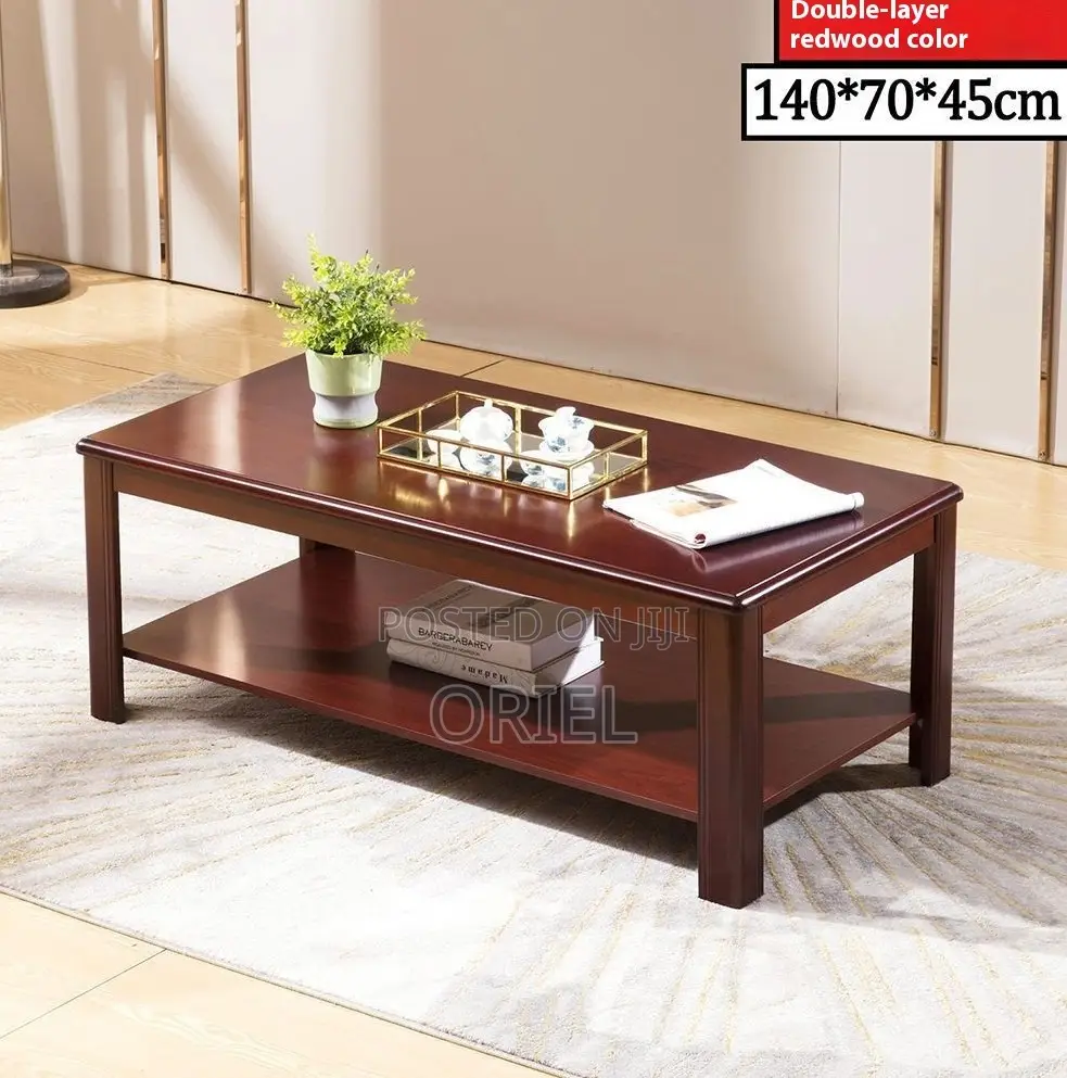 Office Coffee Tables; Mahogany Office Lobby Center Table