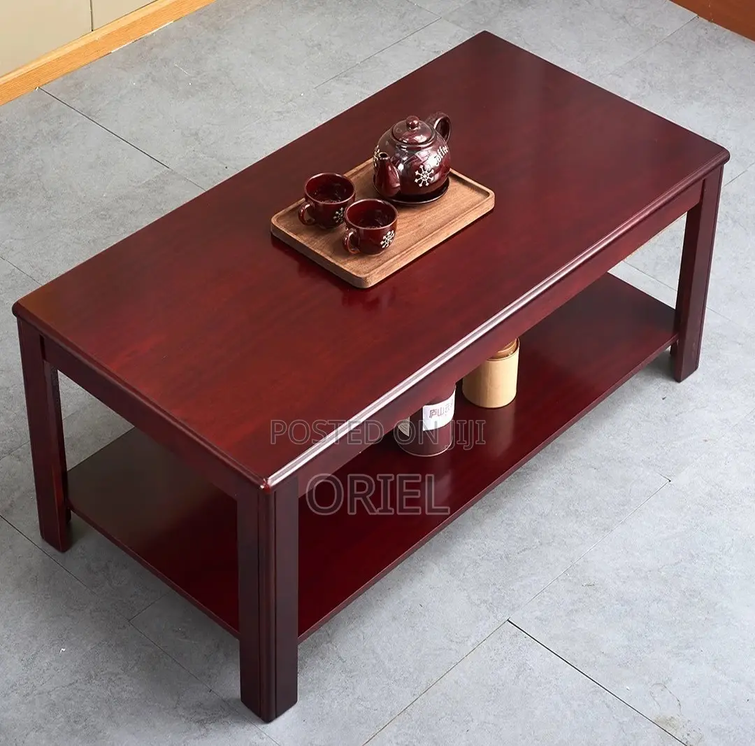 Office Coffee Tables; Mahogany Office Lobby Center Table