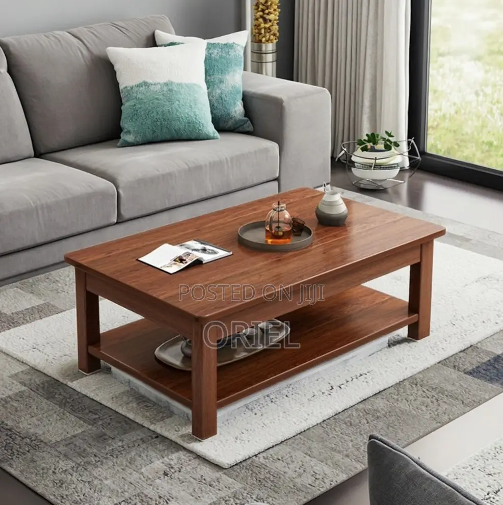 Office Coffee Tables; Mahogany Office Lobby Center Table