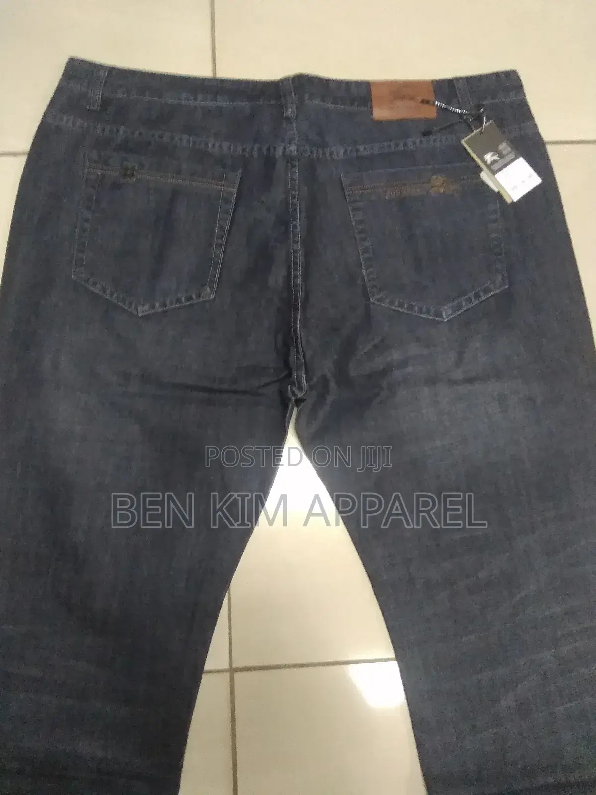 Burberry Mens Jeans Blue Straight Fit 46.