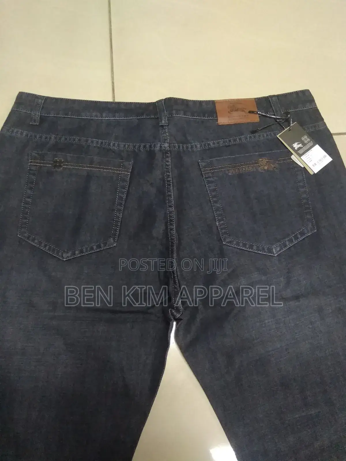 Burberry Mens Jeans Blue Straight Fit 46.