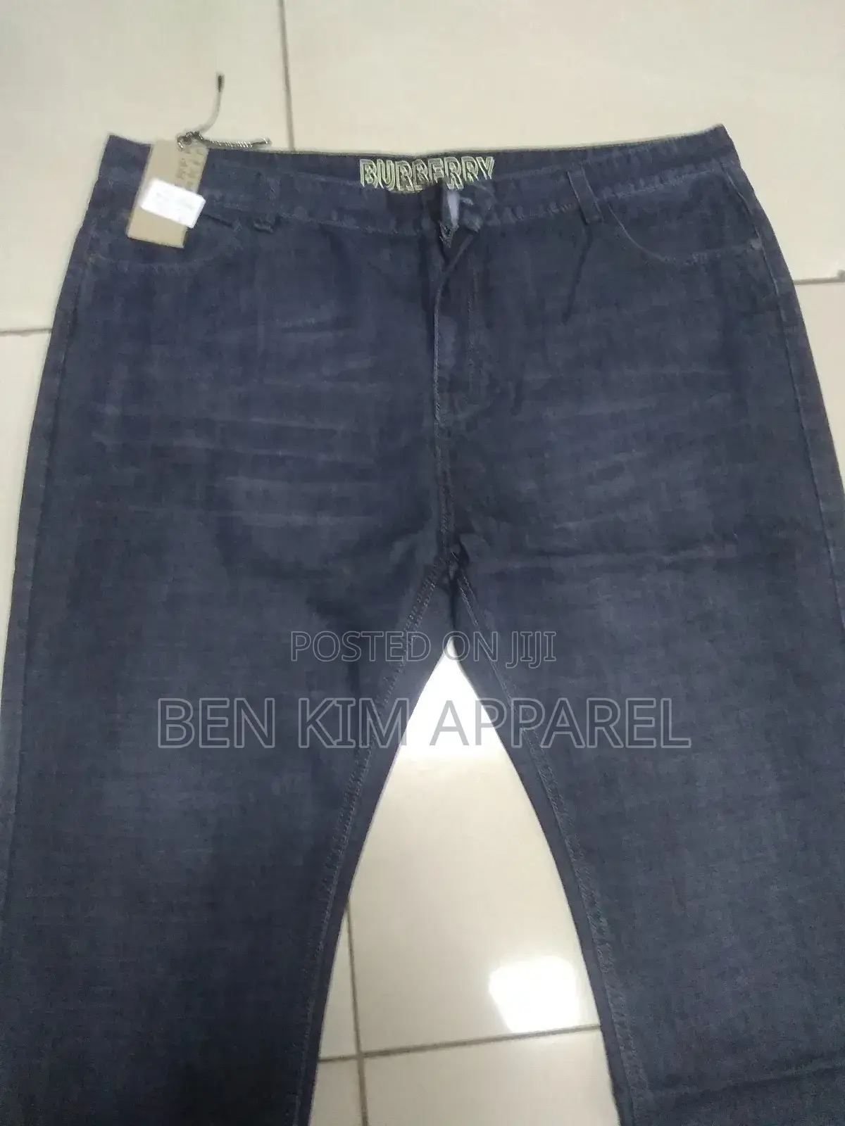 Burberry Mens Jeans Blue Straight Fit 46.