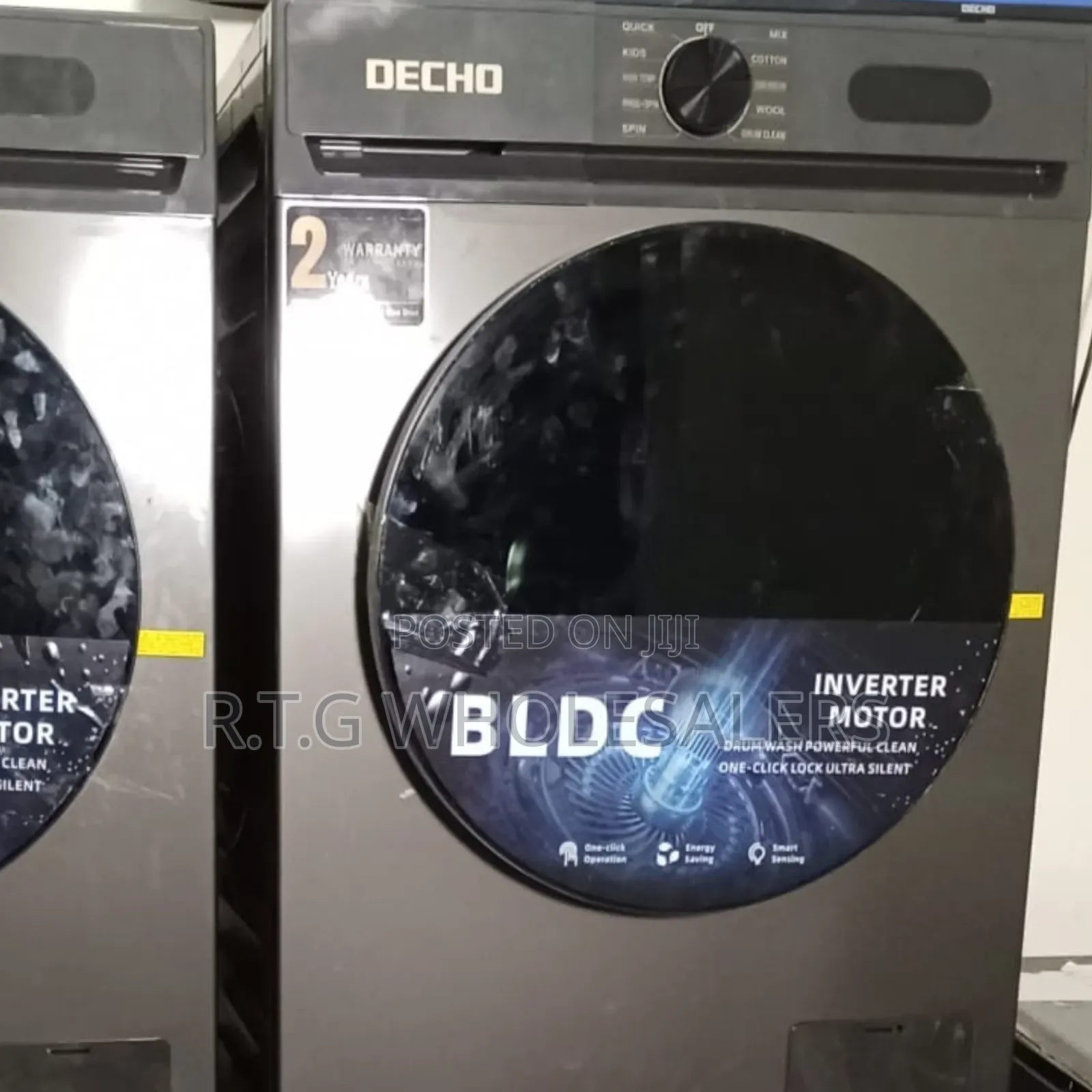 Decho 8 Kg Automatic Washing Machine for Daily Laundry