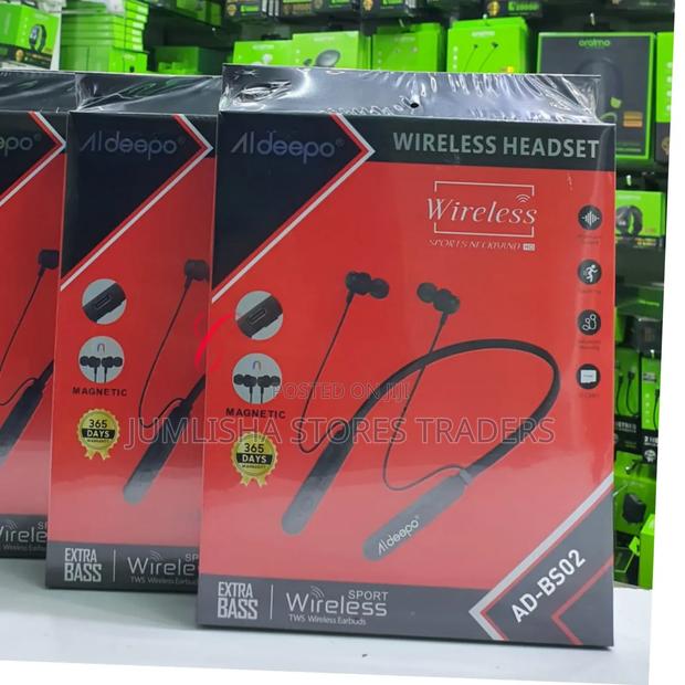 *Restocked;* Aldeepo *Ad-Bs02* Magnetic Wireless Sports Neckband