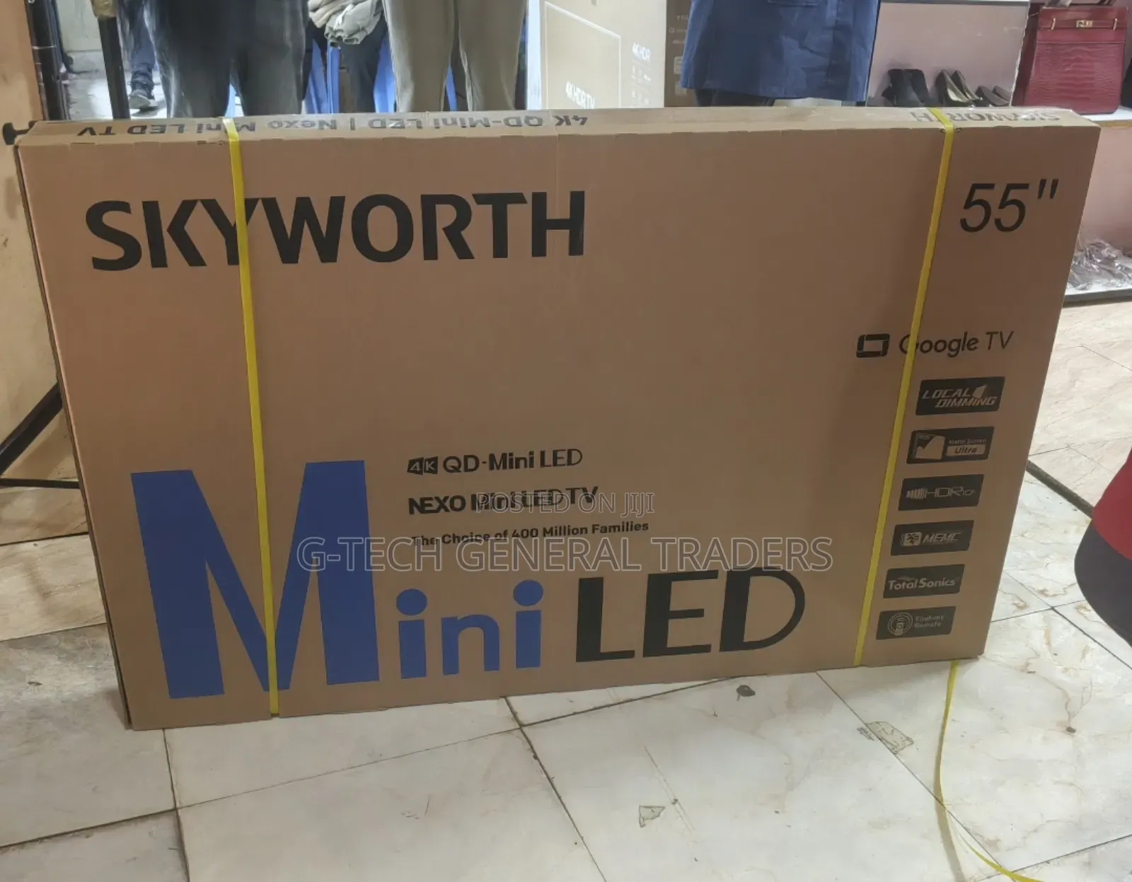 Skyworth 55inch Minu Qd Frameless Google Tv,Youtube, Netflix