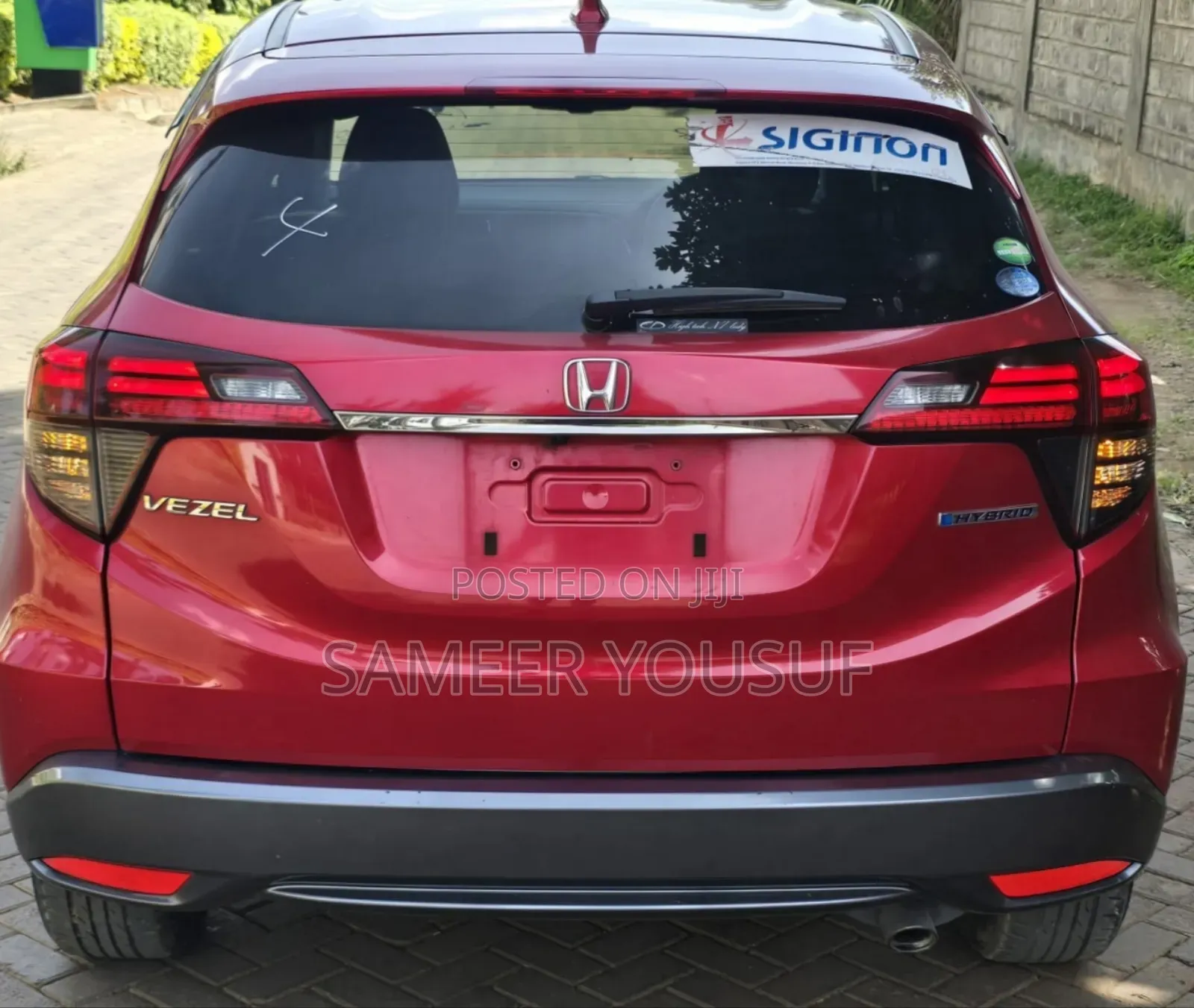 Honda Vezel 2018 Red