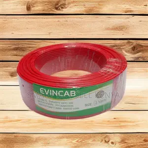 Evin Strong Build Red 2.5mm Single Core Solid Wiring Cable