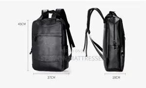 Classic Unisex Backpack. Brown And Black. Delivery Services Available.