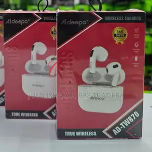 Aldeepo *Ad-Tw670* True Wireless Earbuds *Without Rubbers*