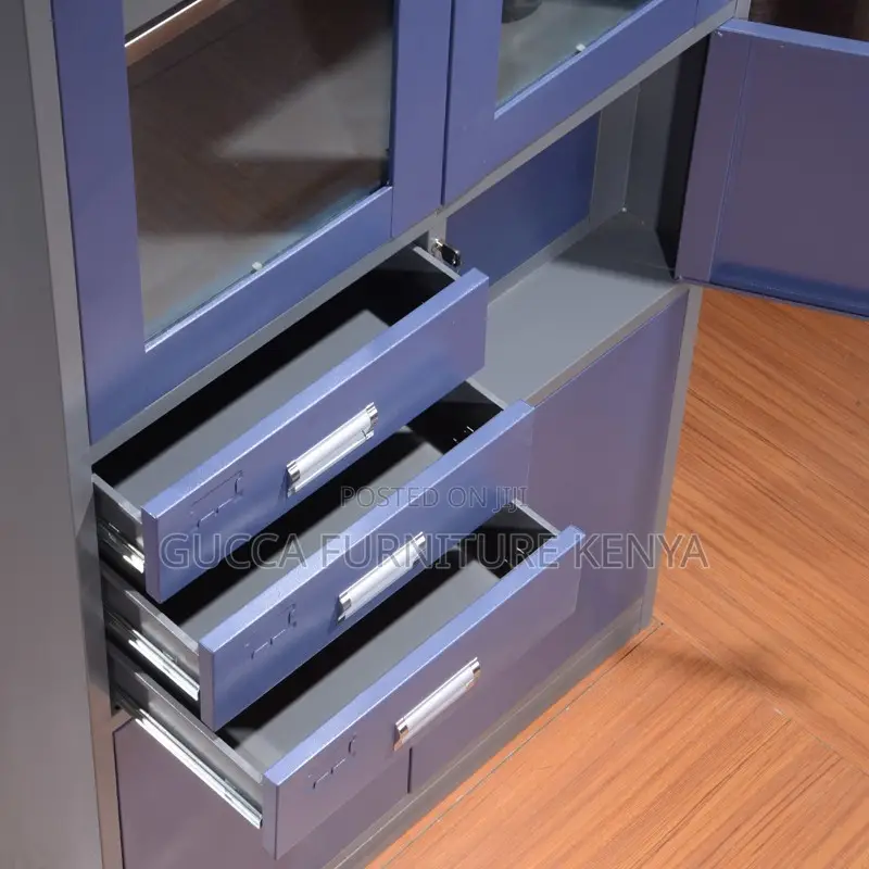 2-door Blue Metallic Filling Safe Cabinet