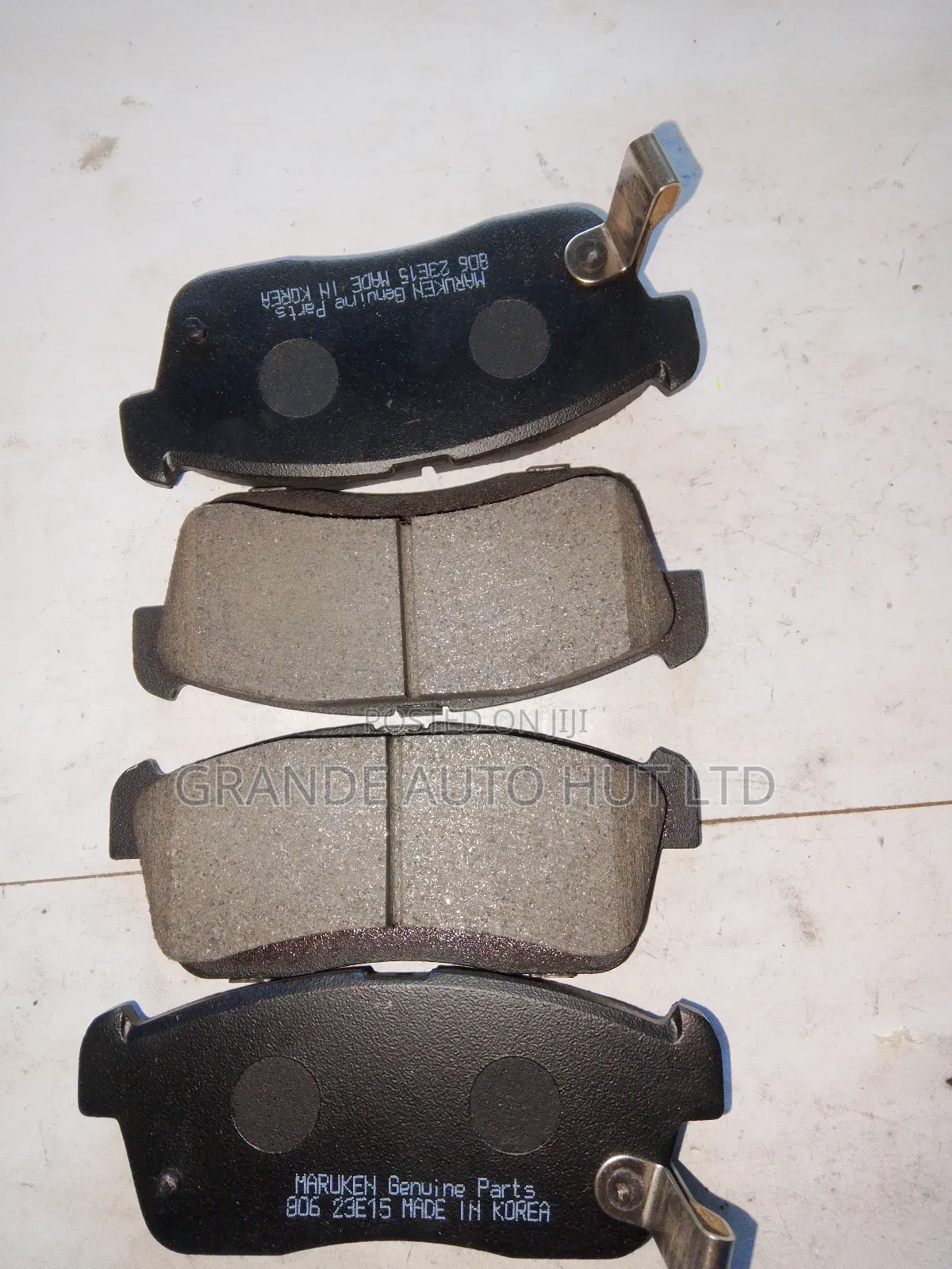 Front Brake Pads for Toyota Passo (Maruken Brand)