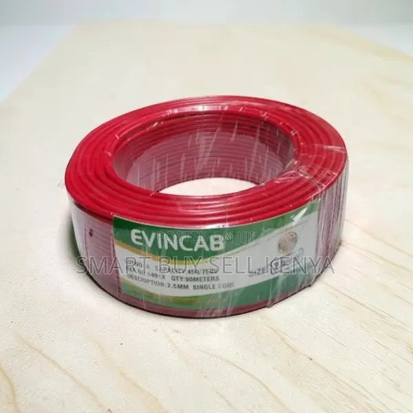 Indoor Wiring Use Evin Red 2.5mm Single Core Electrical Wiring Cable