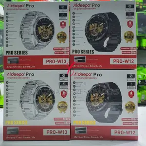Aldeepo Pro-W12/W13 Metallic Smart Watches Silicone Replacement Strap