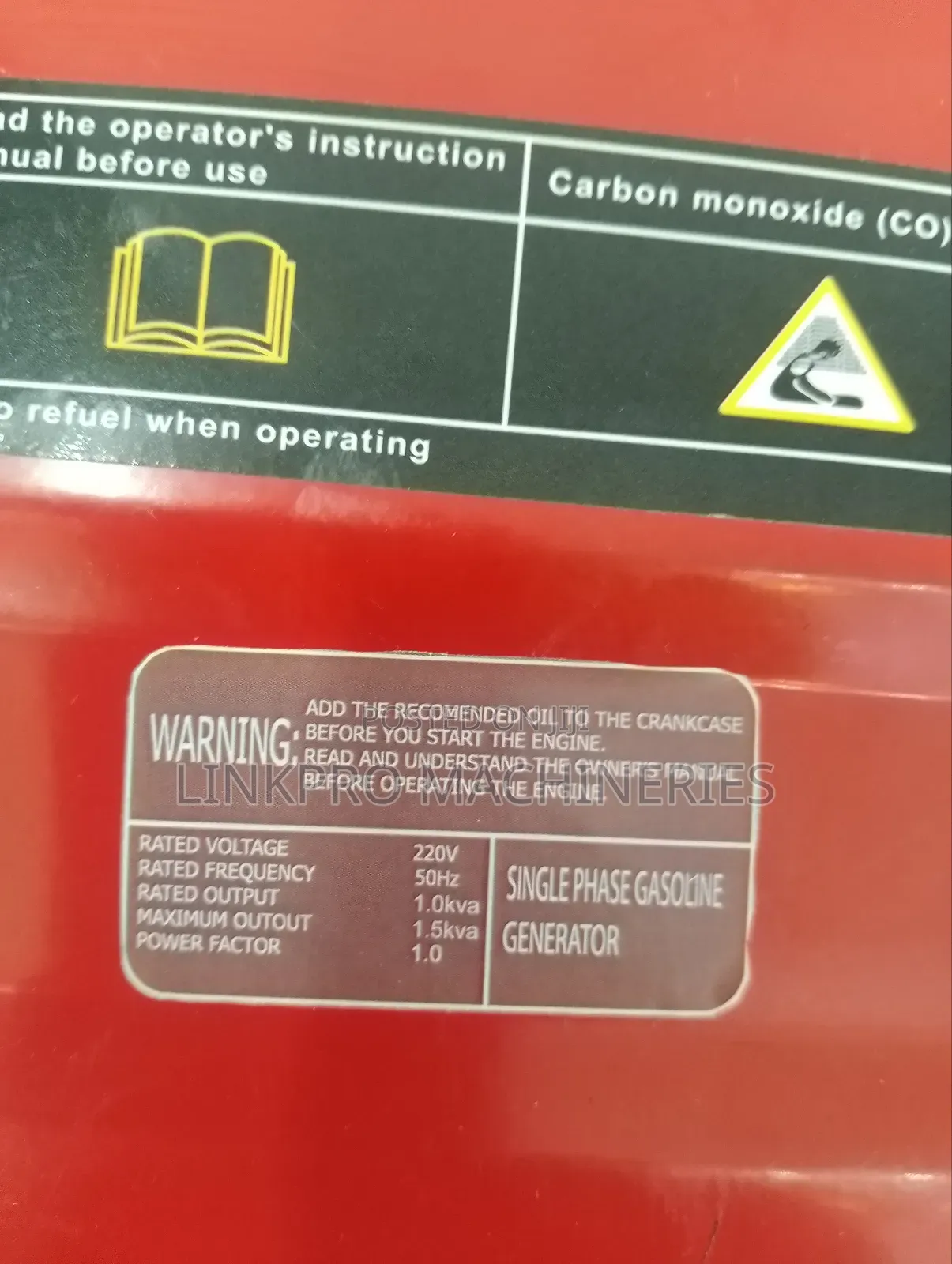 1.5kva Honda Petrol Generator