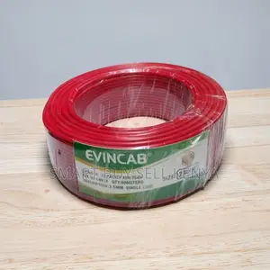 Easy Installation Evin Red 2.5mm Single Core Electrical Wiring Cable
