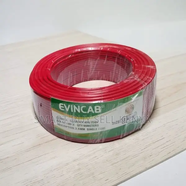 Low Maintenance Evin Red 2.5mm Single Core Electrical Wiring Cable