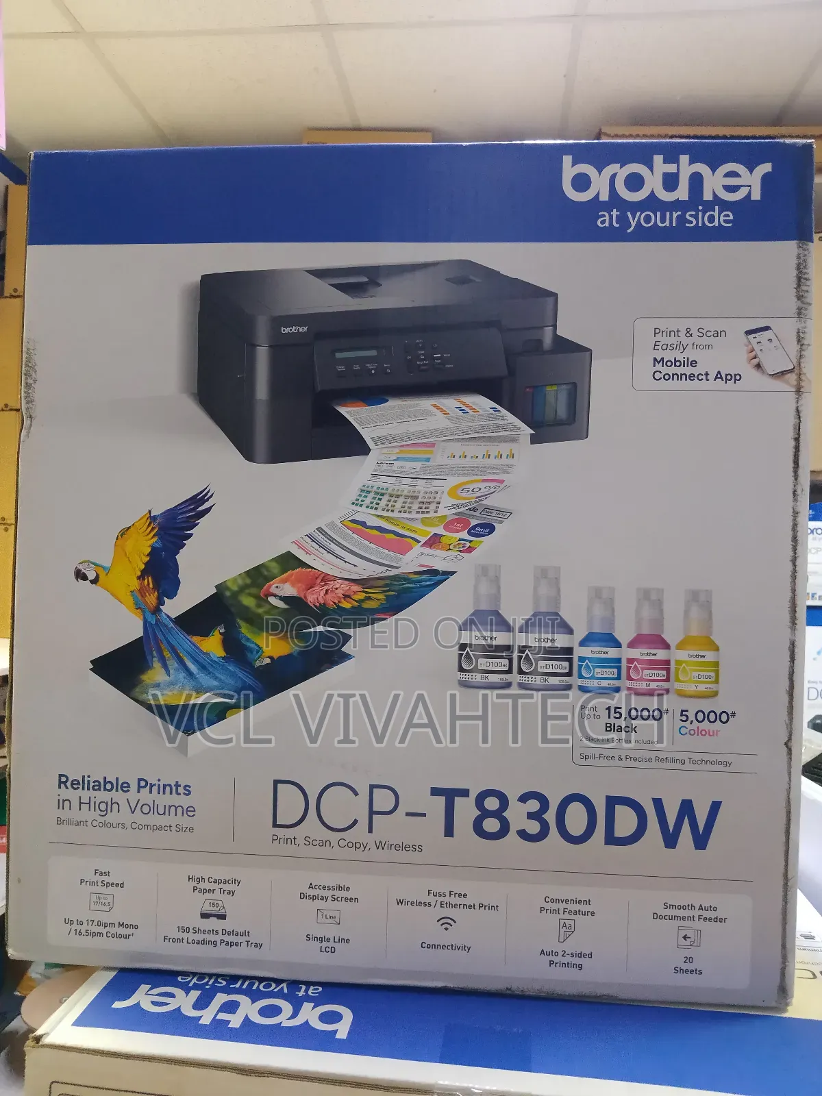 Brother DCP-T830dw Ink Tank Printer Wireless