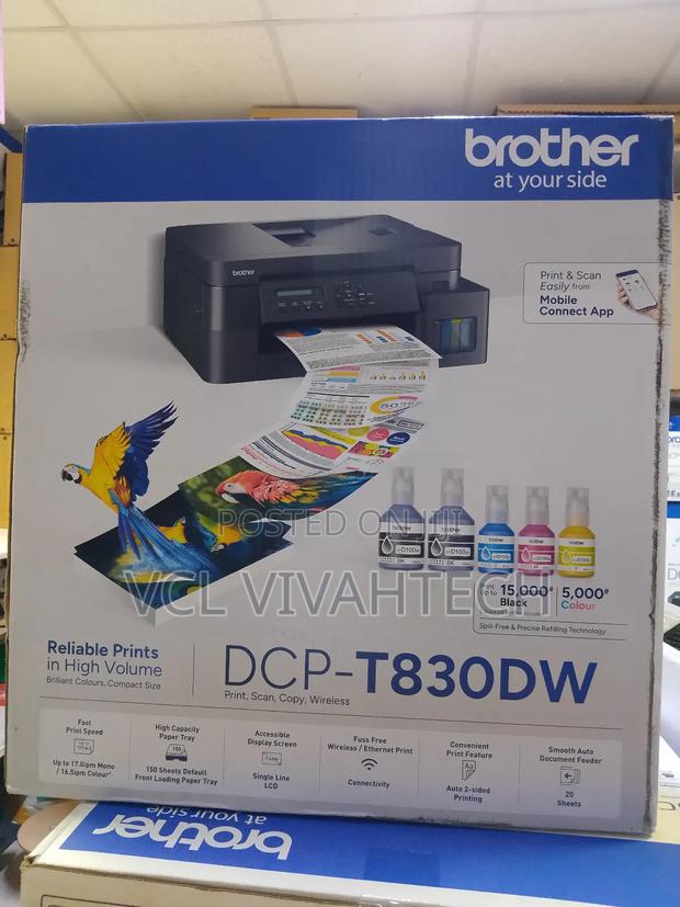Brother DCP-T830dw Ink Tank Printer Wireless - main view