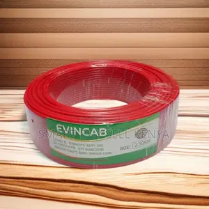 Stable Current Flow Evin Red 2.5mm Single Core Electrical Wiring Cable