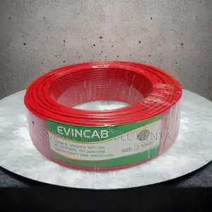 Minimal Energy Loss Evin Red 2.5mm Single Core Electrical Wiring Cable