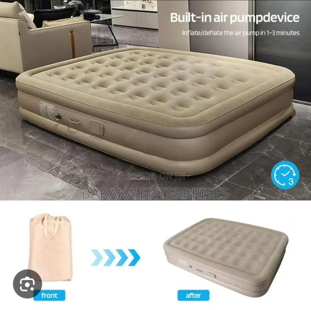 Double Size Self Inflating Bed +2 Inflatable Pillows - thumbnail 7