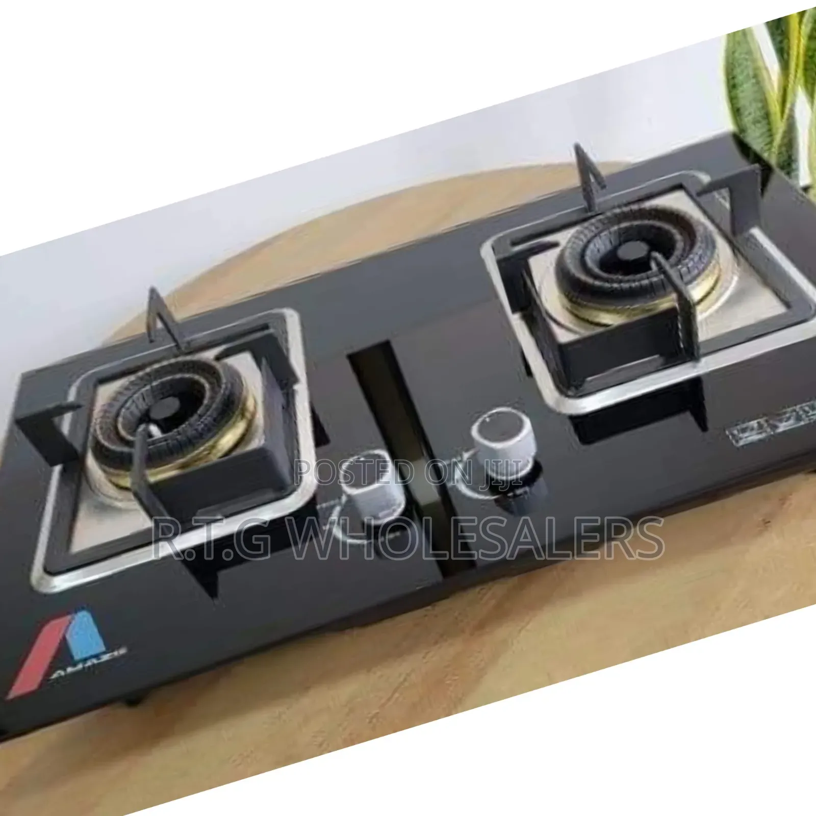 Amaze Double Gas Burner Hob – Tempered Glass, Easy Clean