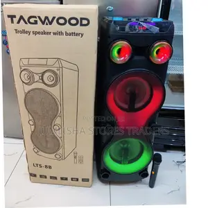 *Tagwood Rechargeable Party Box With Microphone Remote Model:Lts 8b