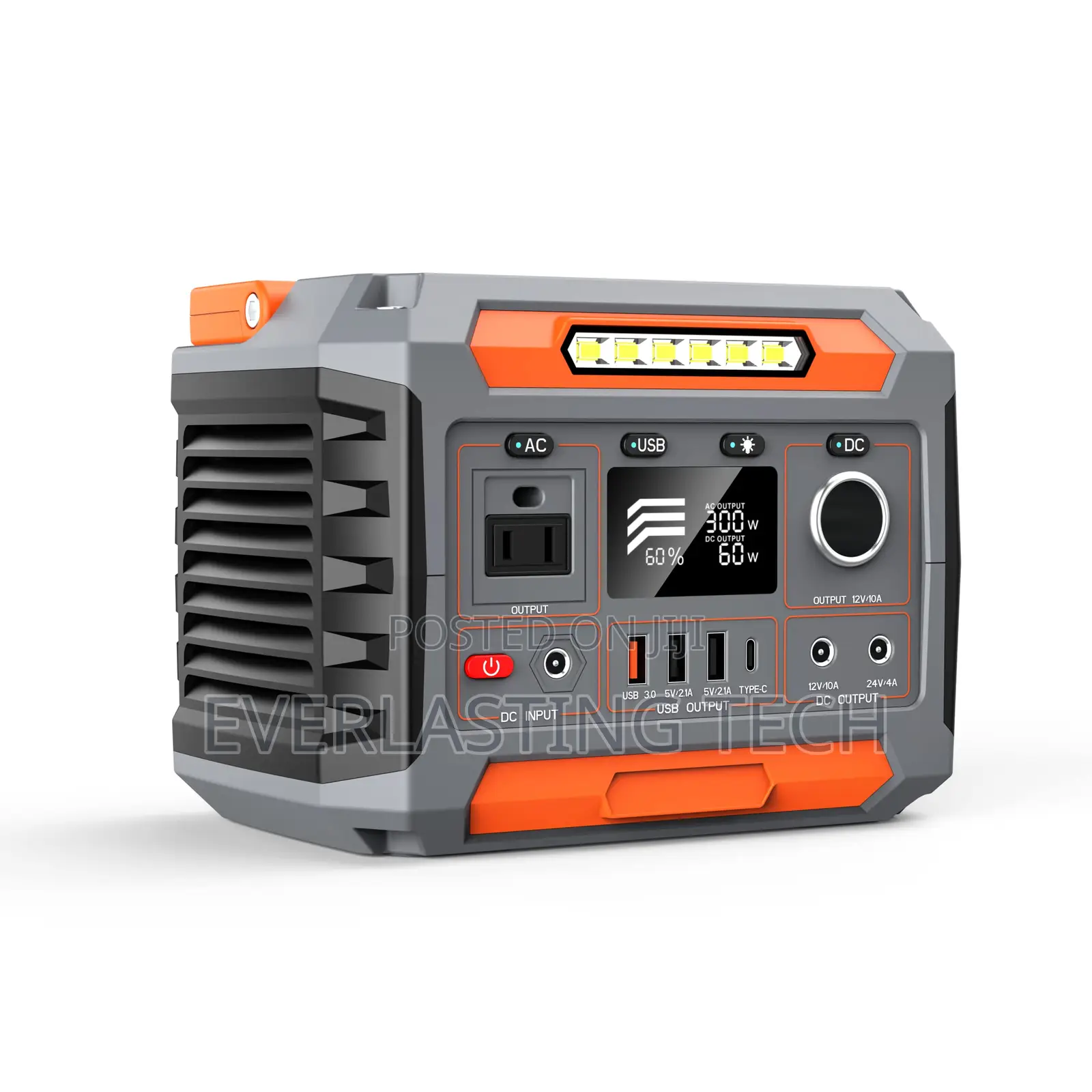Othc A3b Portable Power Station 300w Output, 288wh Battery
