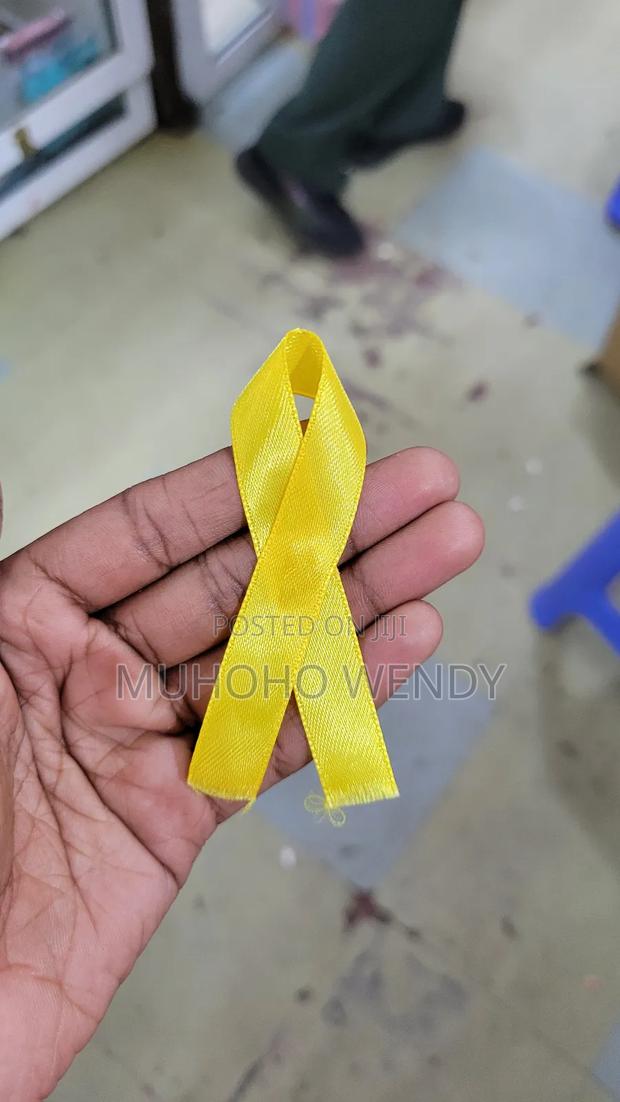 Yellow Awareness/ Symbolic Ribbons - main view