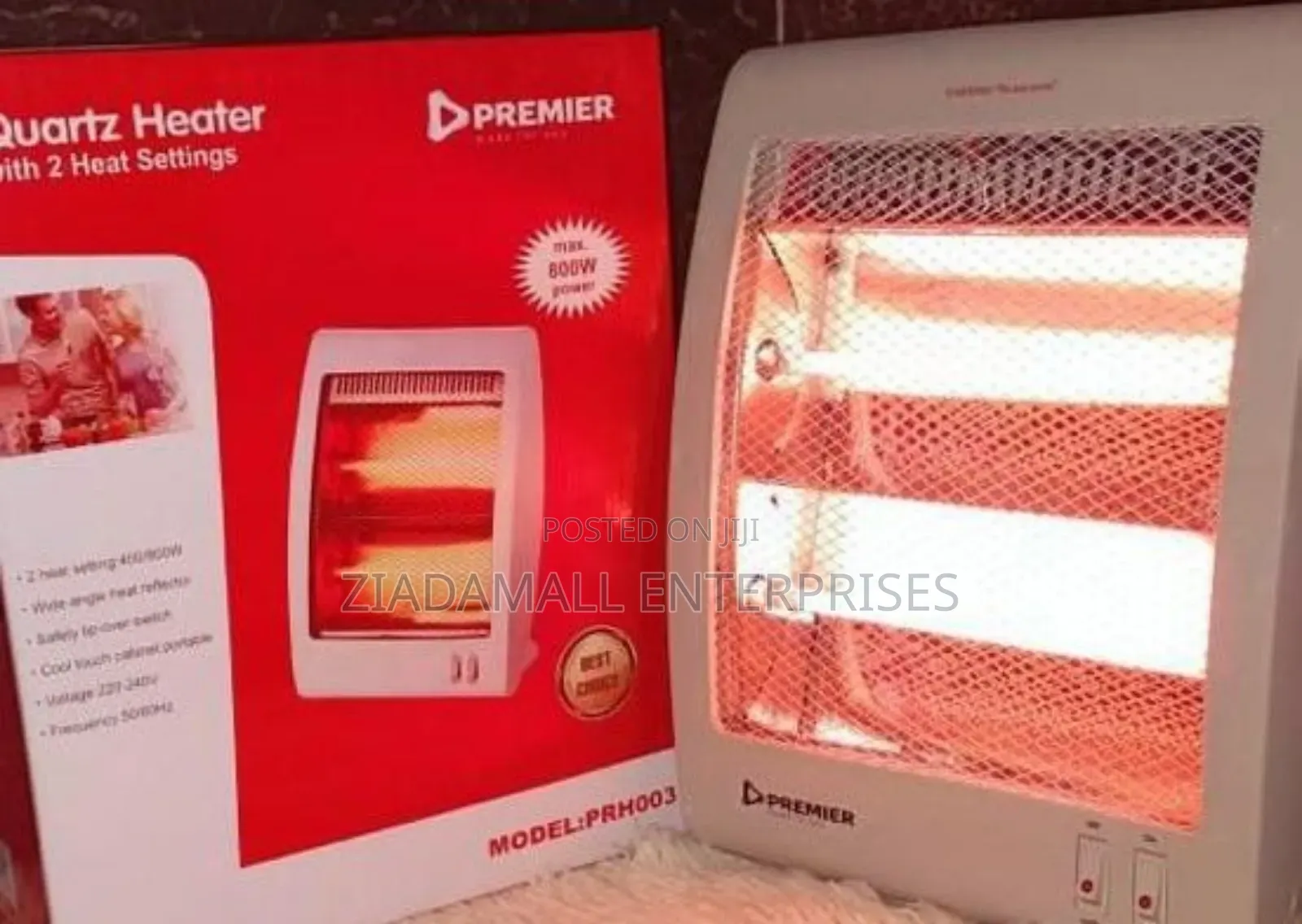 Premier Quartz Room Heater – Powerful Heating With Energy-Saving