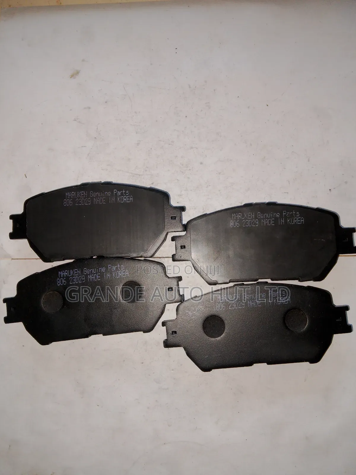 Front Brake Pads for Toyota Wish (Maruken Brand)