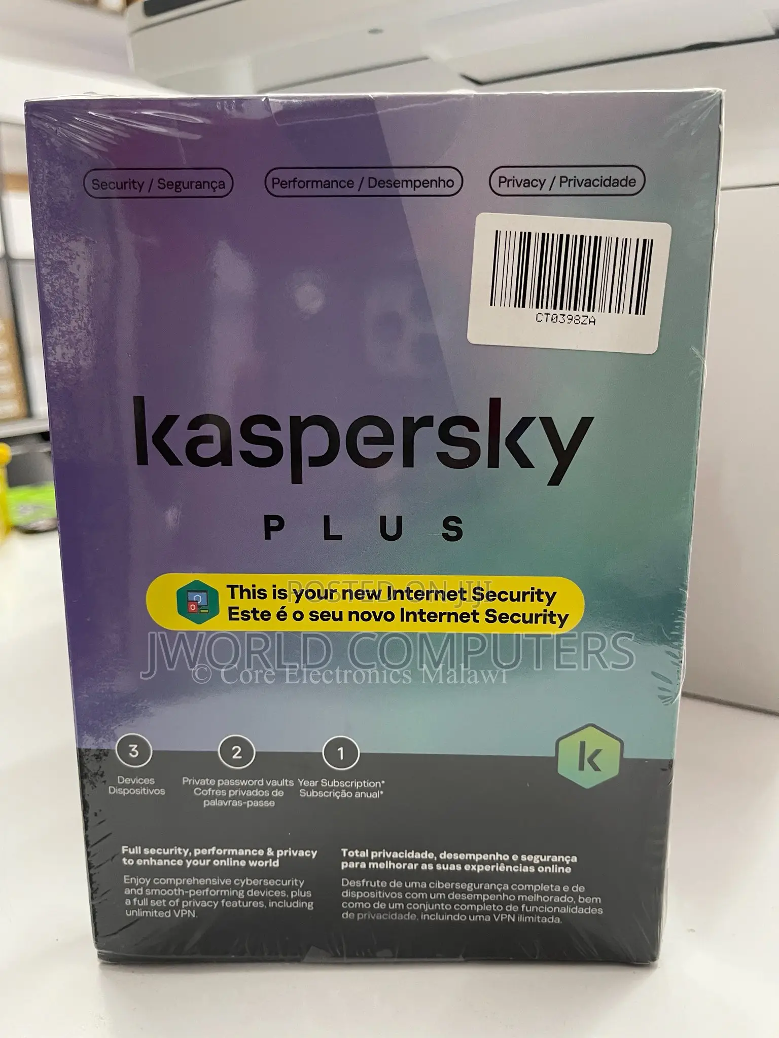 Kaspersky Plus 3 Devices - 1 Year