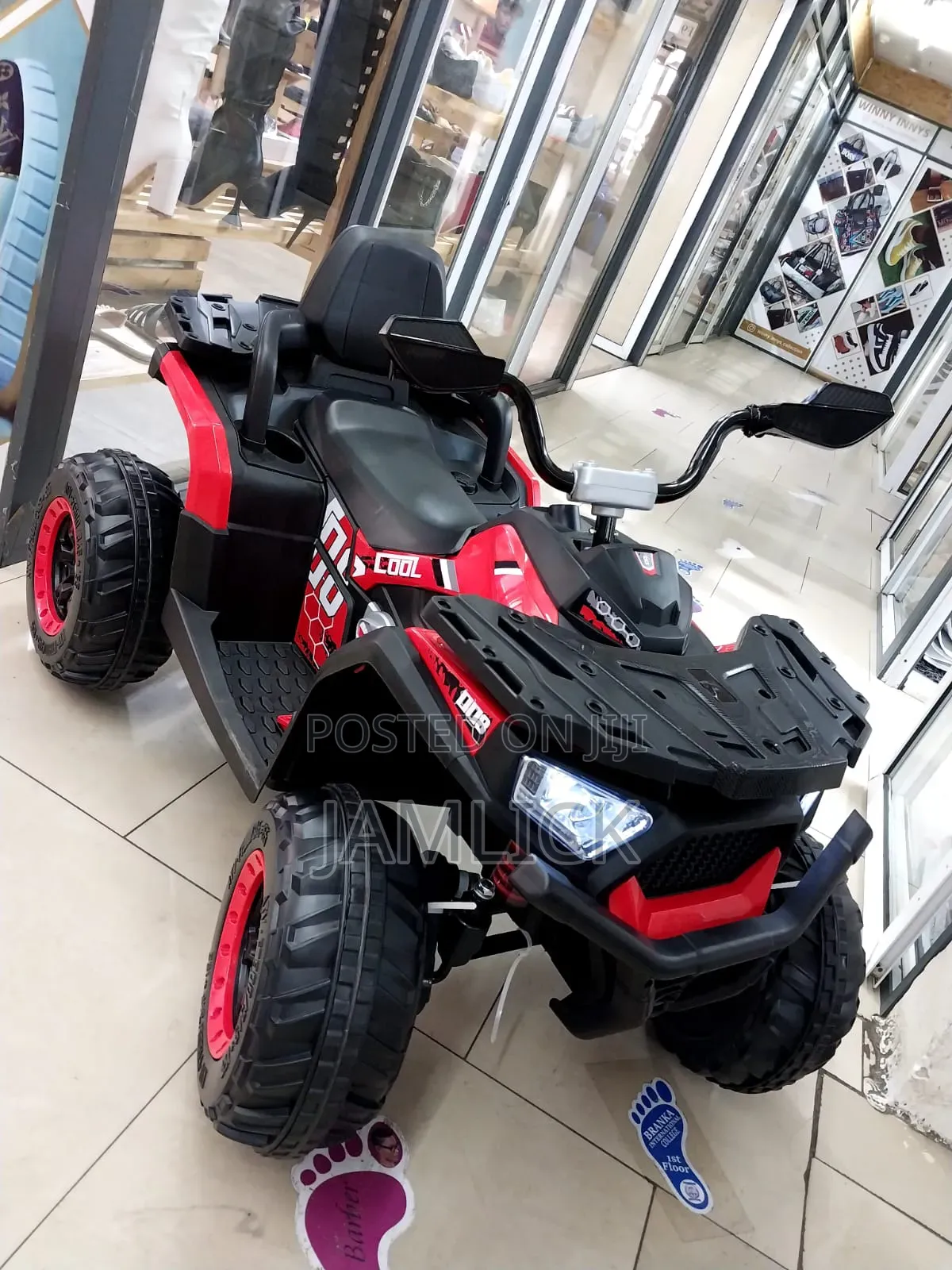 Kids Electric Quad Bike 12v Rechargeable Atv 4 Wheels - Br