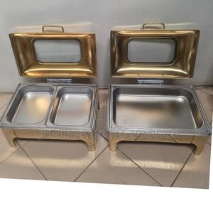 Gold Roll Top Chaffing Dishes - thumbnail 2