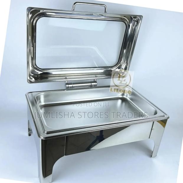 Chaffing Dishes Single Heavy -Silver - main view