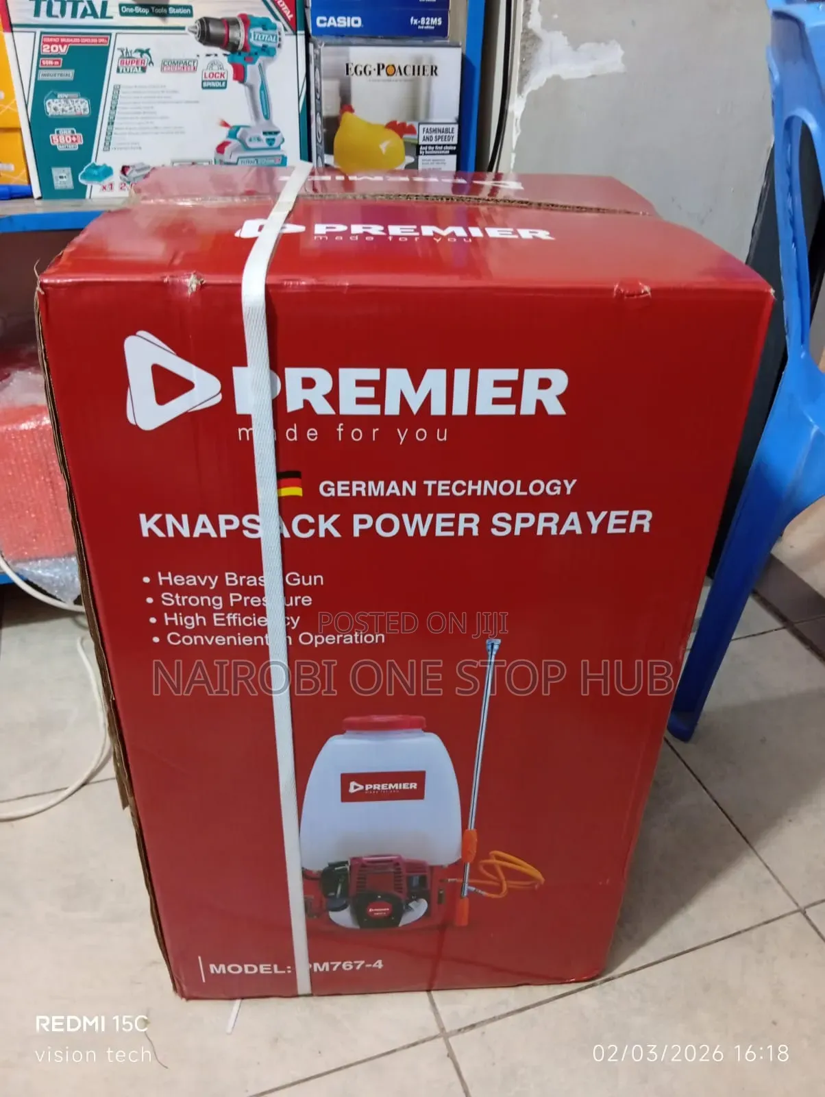 Premier 4-Stroke Knapsack Power Sprayer